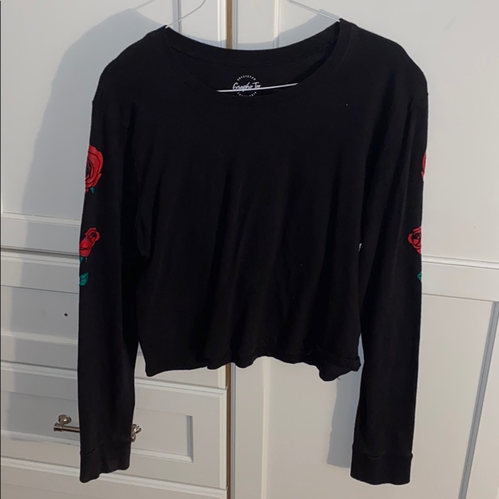 Hollister crop long sleeve